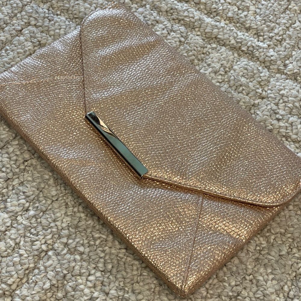 Style & Co. Rose Gold Envelope Clutch